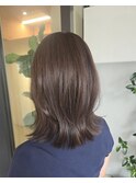 ナチュラルブラウン　×　レイヤースタイル