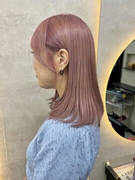 ルノン シェリー(LUNON cheliy) 暗めカラーグランマッシュデザインカラーフェイスフレーミング