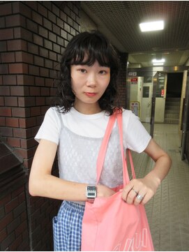 ハマモト ミディアムパーマ