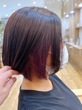 カナリーバイマカロア(CANARY by Makaloa) ボブ×インナーカラー