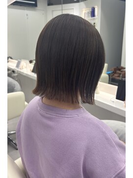 切りっぱなしボブ
