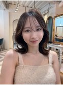 韓国顔周り/バタフライカット/ミディアムレイヤーカット北千住