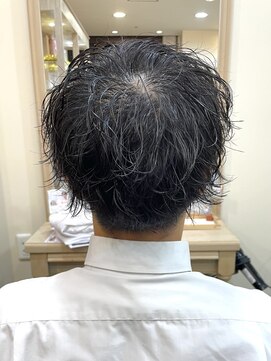 MEN’S HAIR/波巻ツイストスパイラル/フェザーパーマ/中村