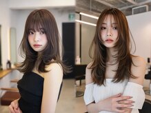 Q.ミディアムレイヤーと地毛風ストレートって相性いいの？［ミディアムレイヤー顔周りレイヤー韓国ヘア］