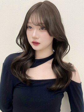 アイトーキョーエス 渋谷(AI TOKYO S) ブリーチなしダブルカラーオリーブブラウン艶カラーミディアム