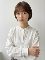 キビト(kibito) 丸みショート前髪ありショート大人かわいい新宿曙橋20代30代40代