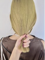 フウ(fuh)&nbsp;イエロー/イエローカラー/ハイトーン/ハイトーンカラー/艶髪