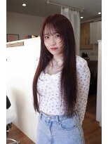 ムク(Muku) 大人のピンクベージュ×顔周りレイヤー