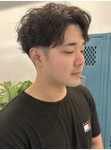 緩めシャドウパーマ