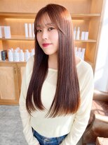ユラギ フロム ユイマァル 倉敷(YURAGI from YUIMARL)&nbsp;倉敷ロングレイヤー20代30代髪質改善ブリーチなしブラウンカラー
