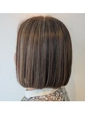 白髪ぼかしハイライト