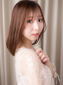 カバーヘア ブリス 北浦和(COVER HAIR bliss) オリーブベージュブリーチなし艶髪メテオストレート20代30代X