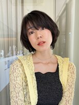 アミリアバイザザ(amiliea by ZA/ZA)&nbsp;小顔ショートボブ×シースルーバング