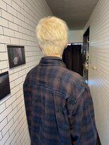 Men's JESTER【メンズジェスター】メンズカット/メンズパーマ/メンズカラー/フェード 〈REi〉ブロンドヘア