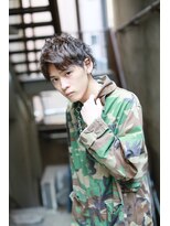 ティメレ 神戸三宮(Timere)&nbsp;コンマヘア×かき上げツーブロック 【Timere神戸三宮】