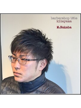 バーバーショップ テト キタヤマ(barber shop tete kitayama) 【tete 】メンズ 黒髪 ショートスタイル【KITAYAMA】