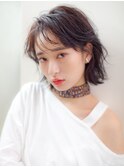 ショートボブ：エキゾチック 『リゾートウエーブ』