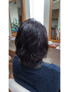 美容室 沙羅 ミディアムボブ