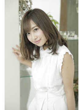 アフロディーテ ギンザ 秋葉原店(APHRODITE GINZA) 前髪/マチルダボブ/ピンクベージュ/インナーグレージュ/秋葉原