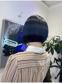 ミニボブ×ブルーブラック