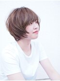 前髪あり大人ショートボブ♪20代30代40代
