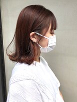 ヘアー アイス ルーチェ(HAIR ICI LUCE)&nbsp;オレンジカラー　インナーカラー　デザインカラー