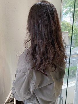 モルニ(MORNI) モカブラウン_マロンベージュ Aラインボブ かきあげ