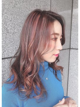 リュドール 名駅(Rue D'or) 世代を問わない愛されpinkバレイヤージュ