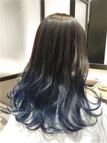 フィンセント 新高円寺店(VINCENT) ロイヤルブルーの裾カラー