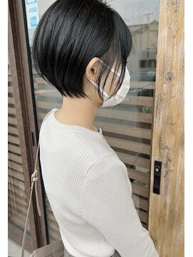 バンビ プライベート サロン(Bambi private salon) ナチュラルな丸みが可愛いショートボブスタイル＊Bambi松平愛