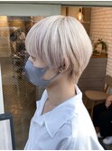ホワイトブロンド×中性マッシュ【Remii大通】