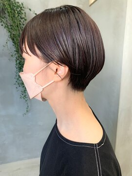 テトヘアー(teto hair) 耳掛けショート、マッシュショート、アッシュブラウン