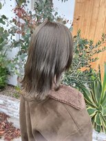 ドット ヘアー ジェム(dot.hair gem) ブリーチなしのダブルカラー!オリーブグレージュ