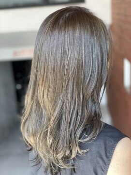 ヘア サークル ジープ 石井店(hair circle geep) 透明感たっぷり！オリーブグレージュ