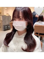 アリーズ(ALLYS)&nbsp;ブリーチなしピンクブラウン @rrchimu