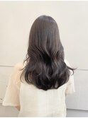 赤み消し透け感グレージュ　髪質改善カラー韓国【横浜】
