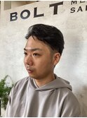 アップバングショート