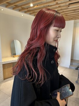 スリー ナカノシマ(three. Nakanoshima)の写真/ご要望や雰囲気に合わせたトレンドstyleに！ハイトーン/インナーカラー/ハイライトは【three.】にお任せ♪