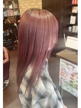 ヘアークリエイションアンズ(Hair creation Andz) ぴんく　ト　ピンク