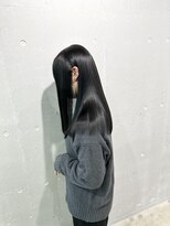 キュア 表参道(CURE)&nbsp;黒髪/グレージュカラー/ココアベージュ/ヘルシーロング[表参道]