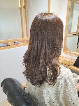 エニィ 池袋西口(Any) デザインカラー/レイヤーカット/ウェットヘア/オリーブベージュ