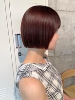 ミィ 浦和(mee)&nbsp;デザインカラー/レイヤーカット/ウェットヘア／オリーブベージュ