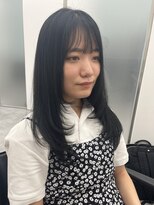 ゴウトゥデイシェアサロン 町田店(GO TODAY SHAiRE SALON)&nbsp;暗髪レイヤースタイル【町田】