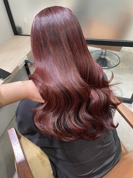 ミリー 梅田店(milly) ブリーチなし◎チェリーレッド