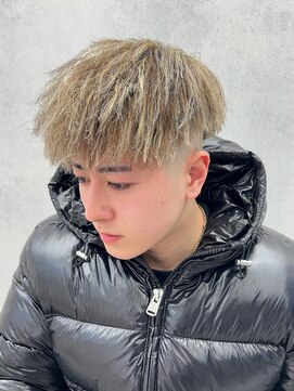 ルースト 西院店(ROOST) パイルツイスト×ゴールドハイライト