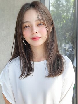 ニコレ 都島ベルファ前店(NicoRE.) 【NicoRE.都島/城北公園通】縮毛矯正/ナチュラルセミロング