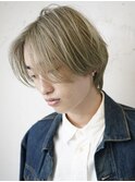ブリーチデザイン/センターパート/メンズカット◎20代~50代