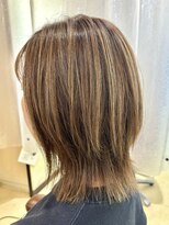 アズール 草加(azule) ハイライトカラー 白髪ぼかし オンカラー