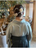 ヘアアレンジ/ヘアセット/卒業式ヘア/カチモリ風
