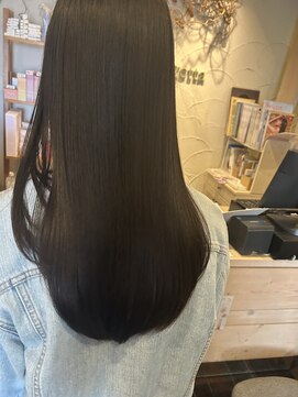 フランジェッタヘアー(Frangetta hair) 艶カットトリートメント